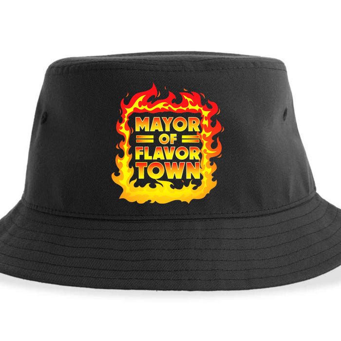 Flavor Town Cooking Guy Fieri BBQ Sustainable Bucket Hat