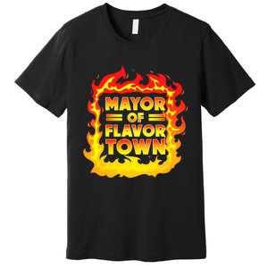 Flavor Town Cooking Guy Fieri BBQ Premium T-Shirt