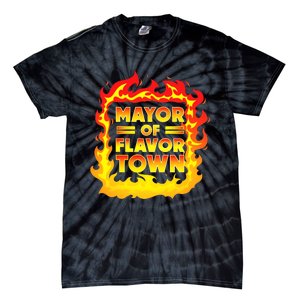 Flavor Town Cooking Guy Fieri BBQ Tie-Dye T-Shirt