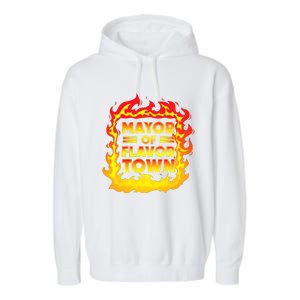 Flavor Town Cooking Guy Fieri BBQ Garment-Dyed Fleece Hoodie