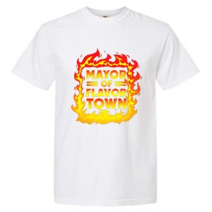 Flavor Town Cooking Guy Fieri BBQ Garment-Dyed Heavyweight T-Shirt