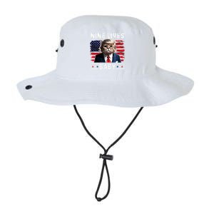 Funny Trump Cat 9 Lives Baby Nine Lives Cat Legacy Cool Fit Booney Bucket Hat