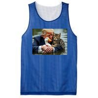 Funny Trump Cat And Duck Memes Christmas Halloween Vote Sign Mesh Reversible Basketball Jersey Tank