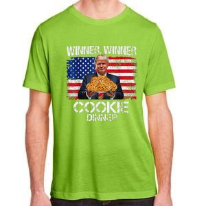 Funny Trump Christmas Design Winner Winner Cookie Dinner Adult ChromaSoft Performance T-Shirt