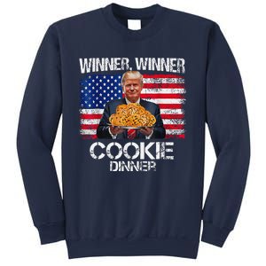 Funny Trump Christmas Design Winner Winner Cookie Dinner Sweatshirt