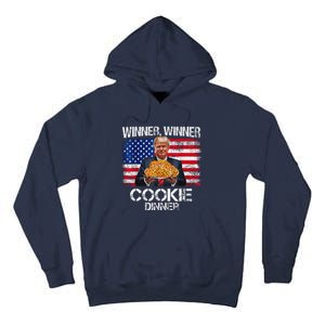 Funny Trump Christmas Design Winner Winner Cookie Dinner Tall Hoodie