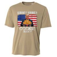 Funny Trump Christmas Design Winner Winner Cookie Dinner Cooling Performance Crew T-Shirt