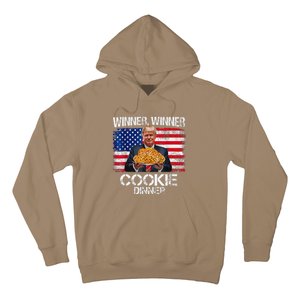 Funny Trump Christmas Design Winner Winner Cookie Dinner Hoodie