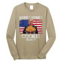 Funny Trump Christmas Design Winner Winner Cookie Dinner Long Sleeve Shirt