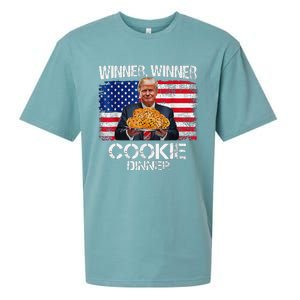 Funny Trump Christmas Design Winner Winner Cookie Dinner Sueded Cloud Jersey T-Shirt