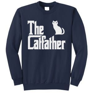 Funny The Catfather Fathers Day Cat Dad Pet Owner Gift Sweatshirt