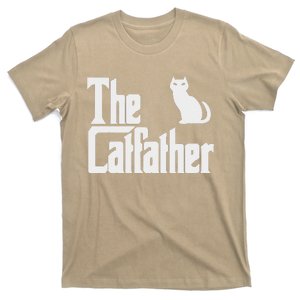 Funny The Catfather Fathers Day Cat Dad Pet Owner Gift T-Shirt