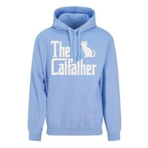 Funny The Catfather Fathers Day Cat Dad Pet Owner Gift Unisex Surf Hoodie