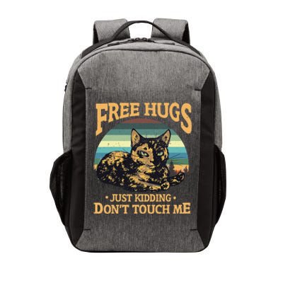 Free Tortoiseshell Cat Hugs Just Kidding Dont Touch Me Vector Backpack