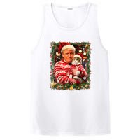 Funny Trump Christmas Sweater For Cat Lovers Ugly Xmas Sweatshirt PosiCharge Competitor Tank