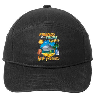 Friends That Cruise Together Last Forever 7-Panel Snapback Hat