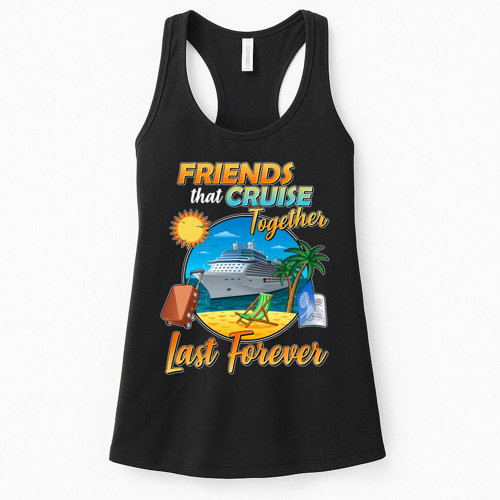 Friends That Cruise Together Last Forever Womens Tank Top