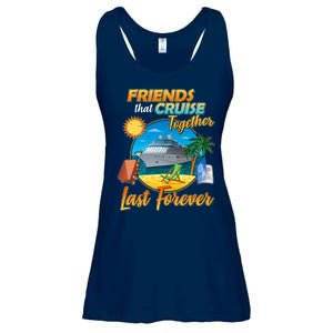 Friends That Cruise Together Last Forever Ladies Essential Flowy Tank