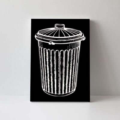 Fun Trash Can Meaningful Gift Garbage Day Canvas