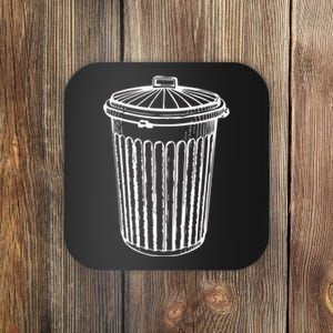 Fun Trash Can Meaningful Gift Garbage Day Coaster