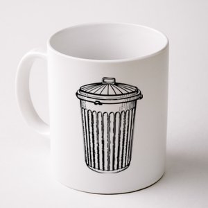 Fun Trash Can Meaningful Gift Garbage Day Coffee Mug