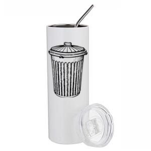 Fun Trash Can Meaningful Gift Garbage Day Stainless Steel Tumbler