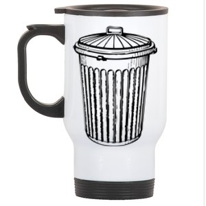 Fun Trash Can Meaningful Gift Garbage Day Stainless Steel Travel Mug