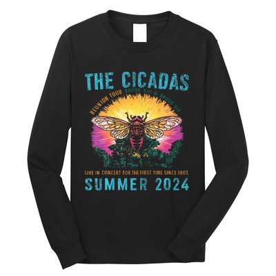 Funny The Cicadas Reunion Summer 2024 Long Sleeve Shirt