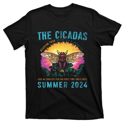 Funny The Cicadas Reunion Summer 2024 T-Shirt