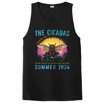 Funny The Cicadas Reunion Summer 2024 PosiCharge Competitor Tank