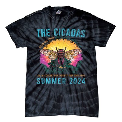 Funny The Cicadas Reunion Summer 2024 Tie-Dye T-Shirt