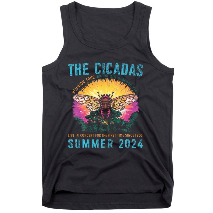 Funny The Cicadas Reunion Summer 2024 Tank Top