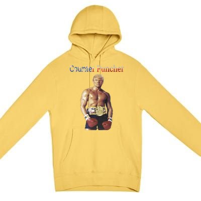 Funny Trump Counter Puncher Gorgeous Chest Trump Rocky Meme Gift Premium Pullover Hoodie