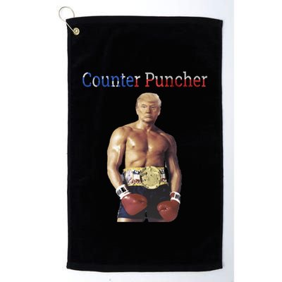 Funny Trump Counter Puncher Gorgeous Chest Trump Rocky Meme Gift Golf Towel