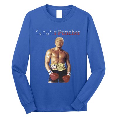 Funny Trump Counter Puncher Gorgeous Chest Trump Rocky Meme Gift Long Sleeve Shirt