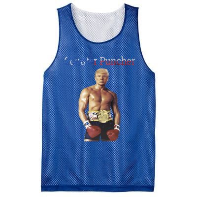 Funny Trump Counter Puncher Gorgeous Chest Trump Rocky Meme Gift Mesh Reversible Basketball Jersey Tank