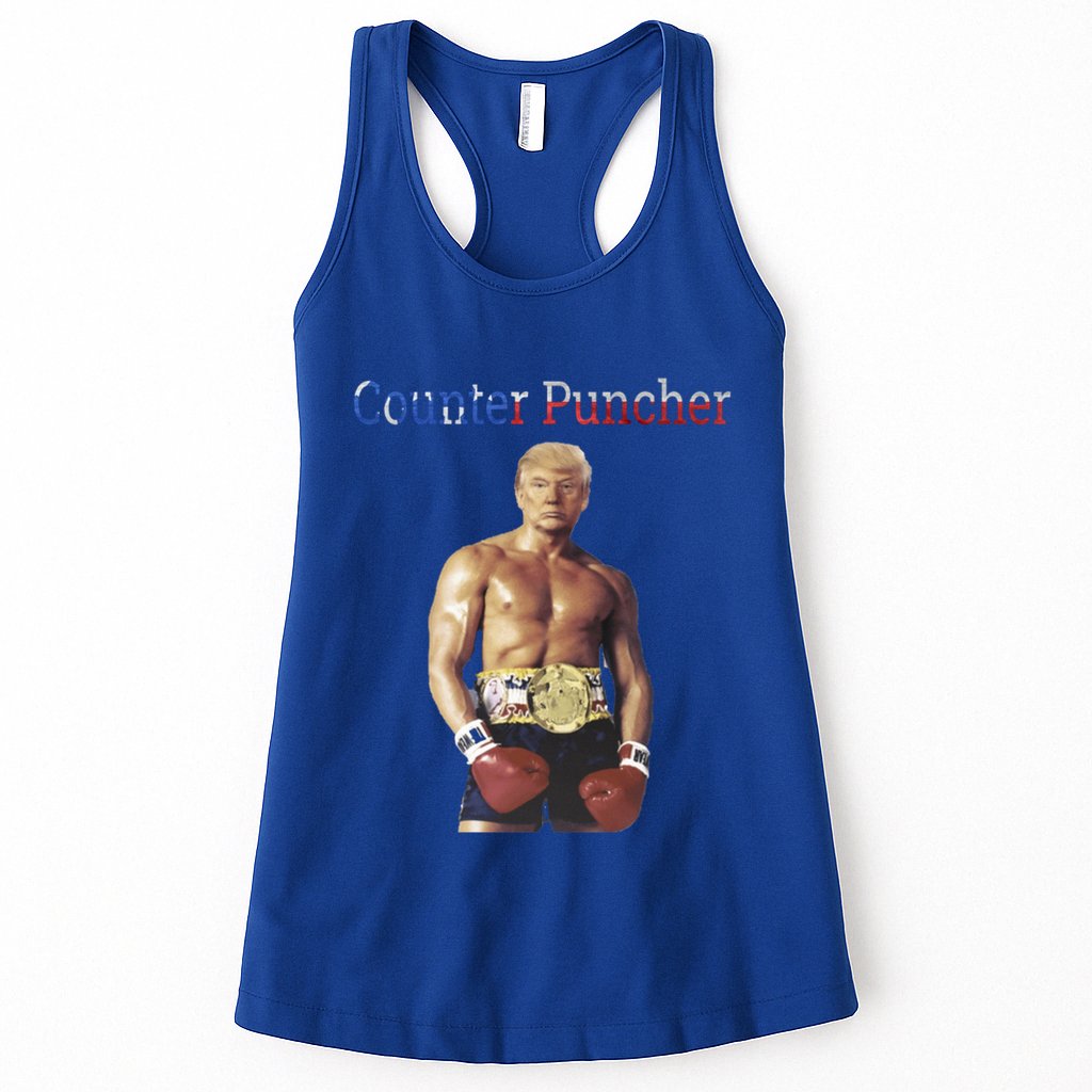 Funny Trump Counter Puncher Gorgeous Chest Trump Rocky Meme Gift Womens Tank Top