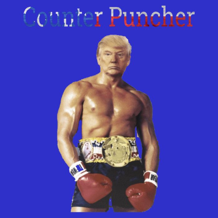 Funny Trump Counter Puncher Gorgeous Chest Trump Rocky Meme Gift Baby Bodysuit