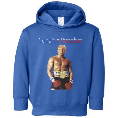 Funny Trump Counter Puncher Gorgeous Chest Trump Rocky Meme Gift Toddler Hoodie