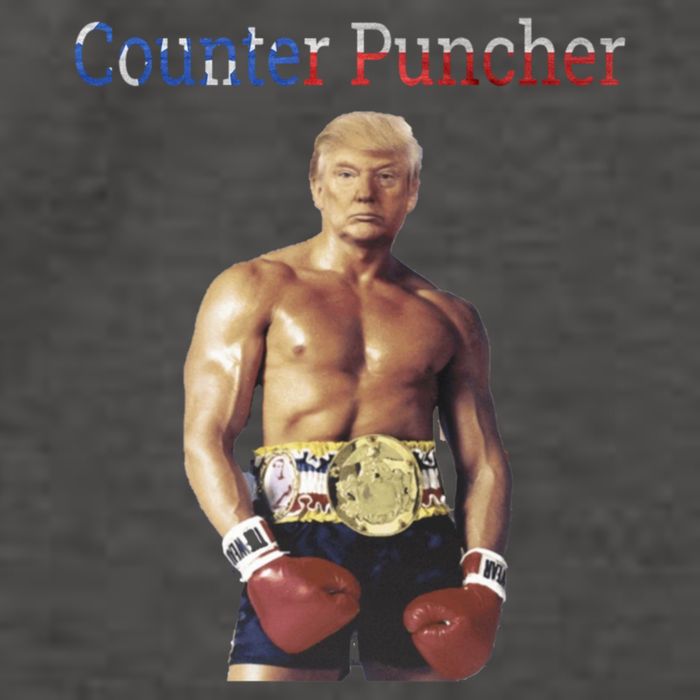 Funny Trump Counter Puncher Gorgeous Chest Trump Rocky Meme Gift Vector Backpack