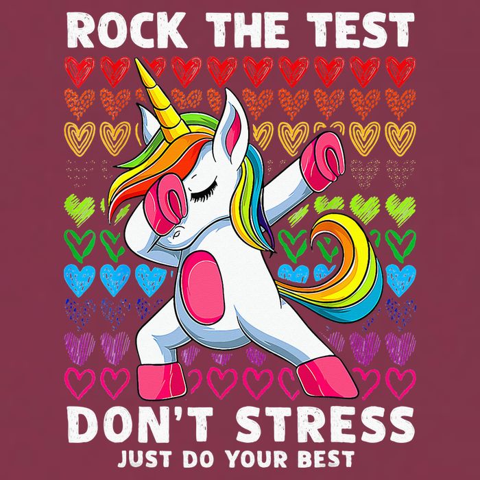 Funny Test Day Rock The Test Dabbing Unicorn 16oz Travel Tumbler