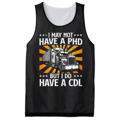 Funny Trucker Design For Wo CDL Truck Driver Trucking Mesh Reversible Basketball Jersey Tank