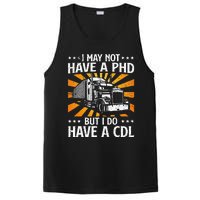 Funny Trucker Design For Wo CDL Truck Driver Trucking PosiCharge Competitor Tank