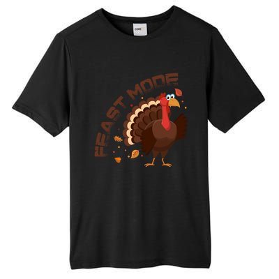 Funny Turkey Day Fall Feast Mode Gift Tall Fusion ChromaSoft Performance T-Shirt