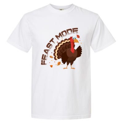 Funny Turkey Day Fall Feast Mode Gift Garment-Dyed Heavyweight T-Shirt