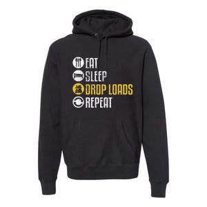 Funny Truck Driver Joke Saying Trucker Premium Hoodie