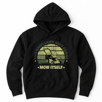 Funny This Dang Lawn Aint Gonna Mow Itself Grass Cutting Hoodie