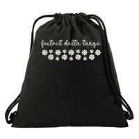 Foxtrot Tango Delta Groovy Drawstring Bag