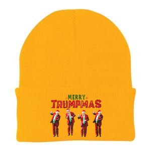 Funny Trump Dance Santa Claus Merry Trumpmas Christmas Knit Cap Winter Beanie