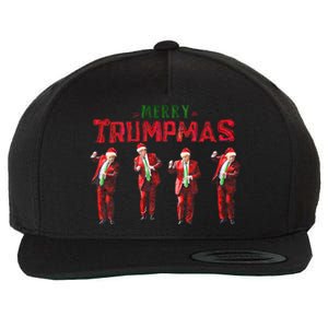 Funny Trump Dance Santa Claus Merry Trumpmas Christmas Wool Snapback Cap